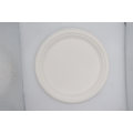 Sugarcane Bagasse Paper Pulp Plates Biodegradable Round Lunch Plates